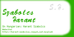 szabolcs harant business card